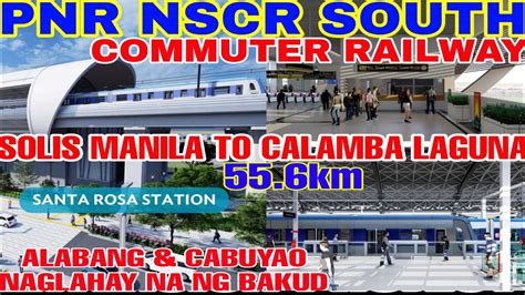 PNR NSCR SOUTH COMMUTER RAILWAY NAG LATAG NA NG BAKUD ALABANG AT