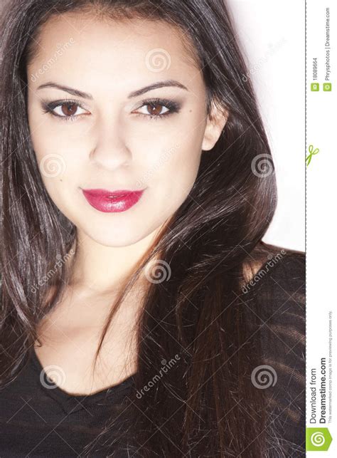 Jolie Latina Photo Stock Image Du Adulte Isolement 18089664