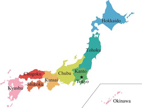 It's not possible to capture all the beauty in the maps. FIG. A. Eight regions and Tokyo, Japan. | Download ...