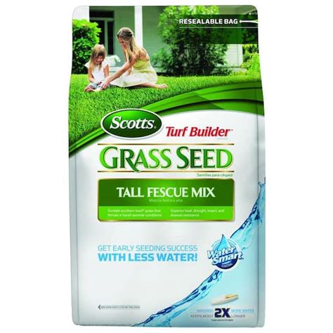 Scotts 20 Lb Turf Builder Tall Fescue Grass Seed Mix 18232 The Home