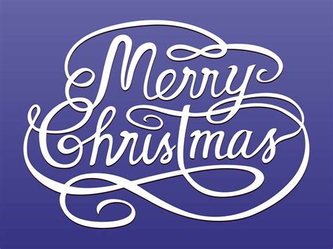 Merry Christmas Text Vector Art And Graphics