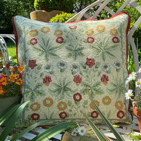Tapestry Needlepoint Kit Daisies In The Garden Premium Etsy Uk
