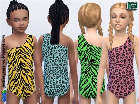 Swimsuits For Girls Sims 4 Clothing Sims 4 Children Sims