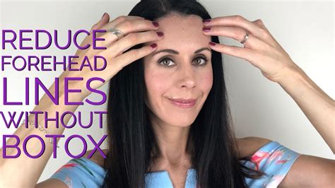 Reduce Forehead Lines Without Botox Youtube