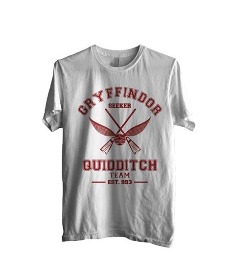 Gryffindor Quidditch Team Men Shirt Size Xs To 2xl By Queenshirt 19