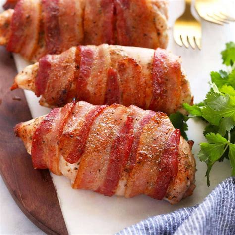 Bacon Wrapped Chicken Salad Fit Foodie Finds