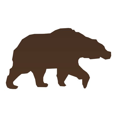 Brown Bear Silhouette Free Stock Photo Public Domain Pictures