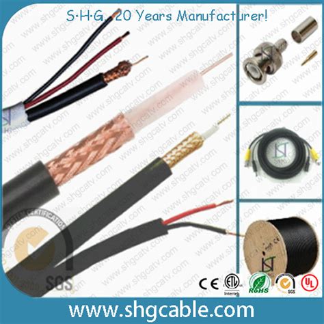mil standard video surveillance coaxial cables 2 5c 2v rg59 mini coax china cable and coaxial