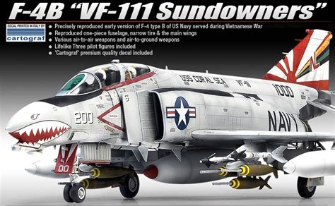 Model Kits Airplane And Jet Kits Doyusha Usn F 4b Phantom Ii Vf 111 Sundowners 148 Scale Model