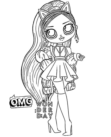 The great thing about our coloring pages is that your children can do them online, or after you've printed them out. OMG Dolls Coloring Pages - Coloring Home