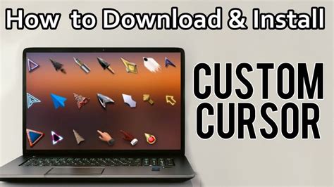 How To Download And Set Custom Cursor On Your Computer Youtube