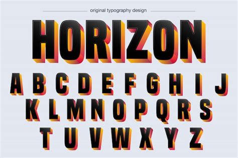 Premium Vector Extra Bold Black Typography Design