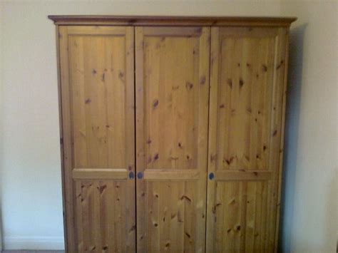 If storage space is still not enough, why not add another wardrobe from the rakkestad series? Ikea leksvik triple (3-door) pine wardrobe | in Hillingdon ...