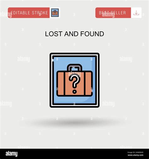 Lost Property Symbol Stock Vector Images Alamy