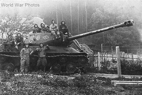 Is 2 19 Of The 78th Guards Heavy Tank Regiment Czechoslovakia 1945