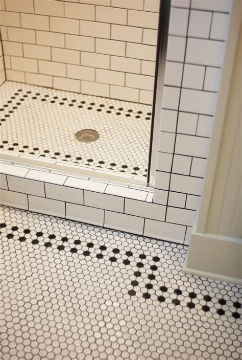 Black Mosaic Tile Bathroom Floor Floor Roma