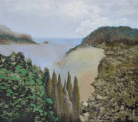 Aleksandra Batura Cedar Contemporary Nature Oil Painting Landscape