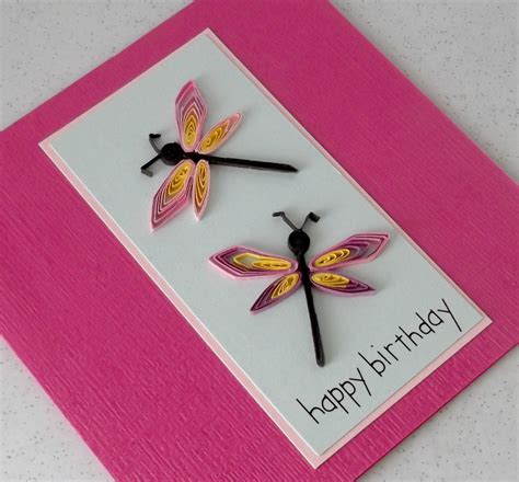 But before i go through the best paper for card making, there is one basic paper property that's important for you to understand. Paper Daisy Cards: Quilled dragonflies