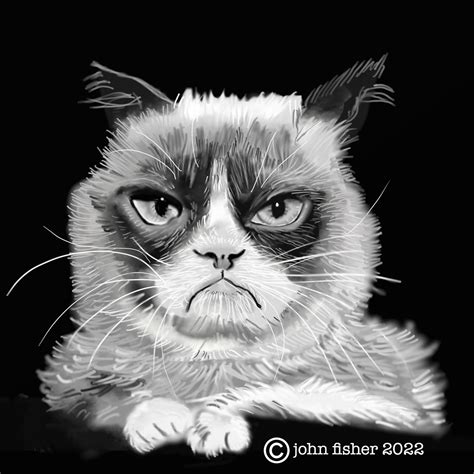 The Art Of John Fisher Tardar Sauceaka Grumpy Cat
