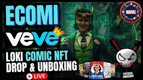 Ecomi Omi Veve Loki Comic Nft Live Drop Youtube