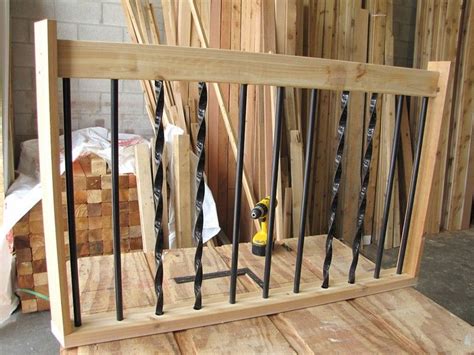 Routed rail makes building a deck rail easy and with a variety of balusters to choose from, you can create a customized look that reflects your personal style. Metal Deck Railing Spindles - Best Home Design Ideas # ...