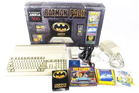 Vintage Commodore Amiga 500 Batman Pack Boxed