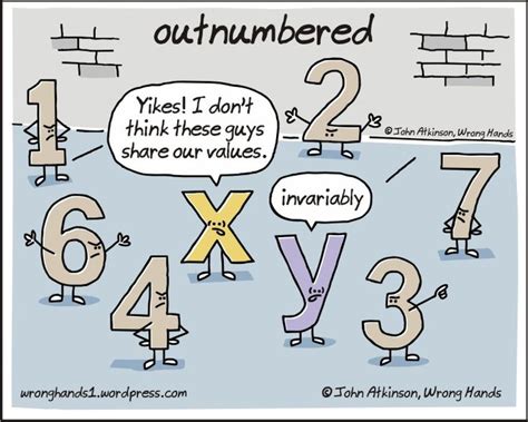 Outnumbered Teacher Jokes Math Humor Math Puns