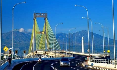 10 Gambar Jembatan Soekarno Manado Lokasi Alamat Panjang Jalur Awal