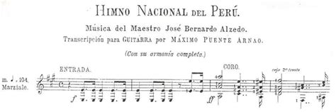 Acustica Peru Partitura Guitarra Himno Nacional Del Peru Hot Sex Picture