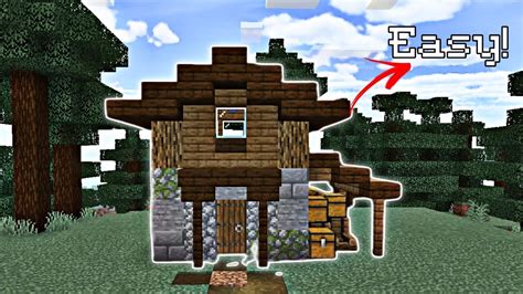 Minecraft Small Forest House Tutorial Minecraft Youtube