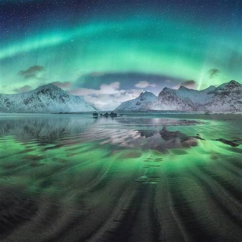 Lofoten Islands Norway Northern Lights Landscape Photography