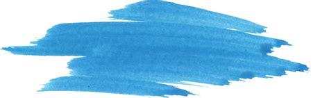 44 Blue Watercolor Brush Stroke Png Transparent Vol 3