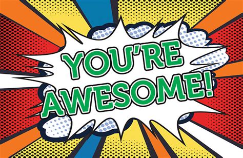 Youre Awesome Postcard All Occasion Pkg Of 25 Cokesbury