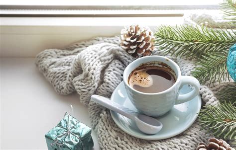 Winter And Coffee Wallpapers Wallpaper Cave