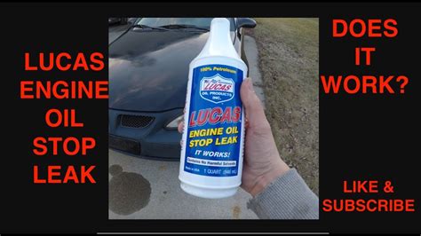 For an engine oil stop leak to be cost efficient will depend on how much additive is required to add and how long it lasts. Lucas Engine Oil Stop Leak - Does it Work? Full Review on ...