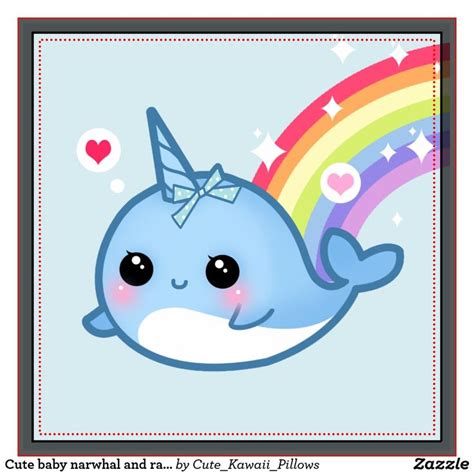 Baby Narwhal Cute Baby Narwhal Cartoon The Image