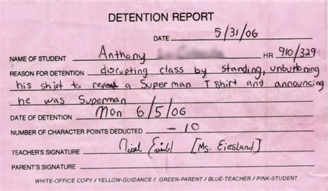 25 real detention slips so funny they almost make us miss school sheknows