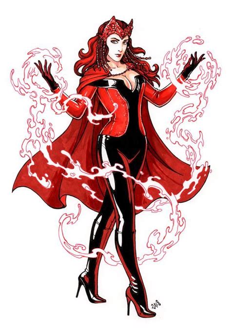 Scarlet Witch By Candra By Singory On Deviantart Scarlet Witch Comic