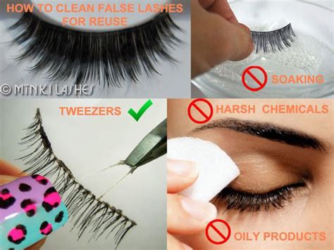 how to clean false eyelashes for reuse do s and don ts