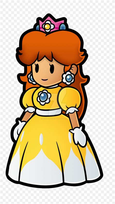 Princess Daisy Paper Mario Color Splash Princess Peach Png