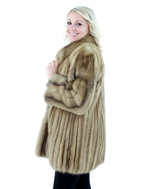 Canadian Sable Fur Jacket Womens Medium Estate Furs