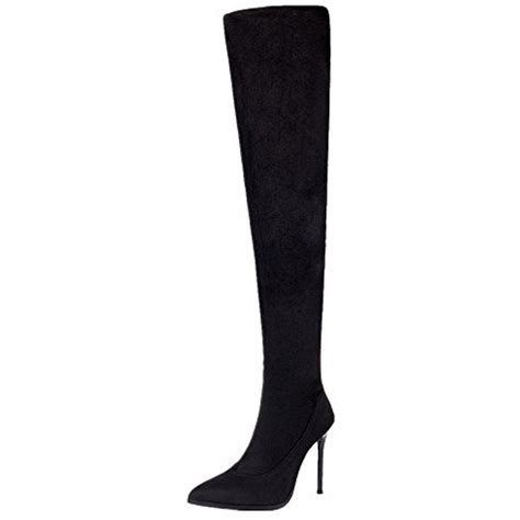 Womens Suede High Heel Over The Knee Thigh High Boots Check This Awesome Product By Going To