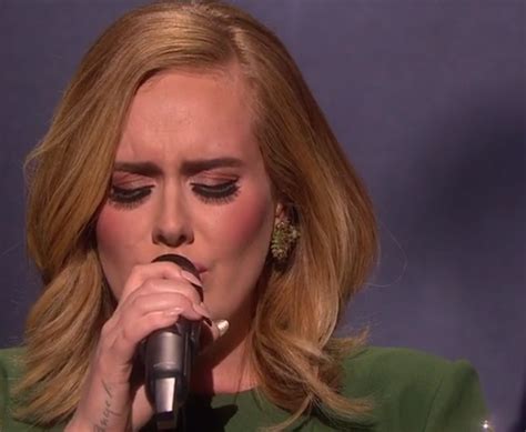 Adele Performs When We Were Young Live On Snl Video