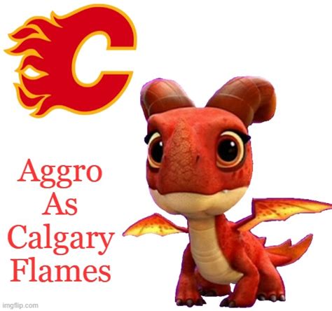 Aggro As Calgary Flames Imgflip