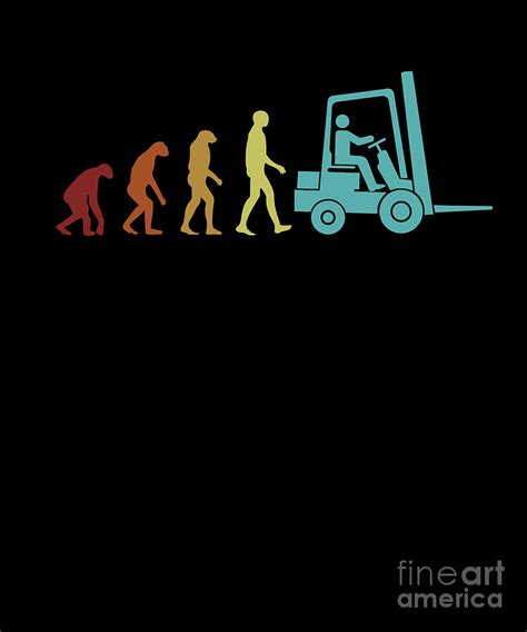 Forklift Evolution Reach Truck Lift Truck Forklift Operator Digital Art