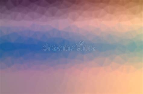 Abstract Illustration Of Blue Purple And Yellow Through Tiny Glass