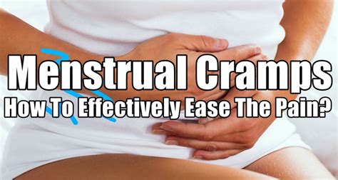 Menstrual Cramps What Are The Effective Tips To Ease The Pain