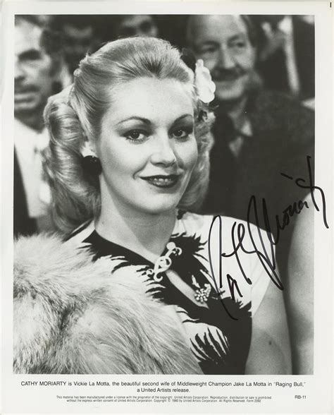 Todd Mueller Autographs Cathy Moriarty Signed Photograph Raging Bull