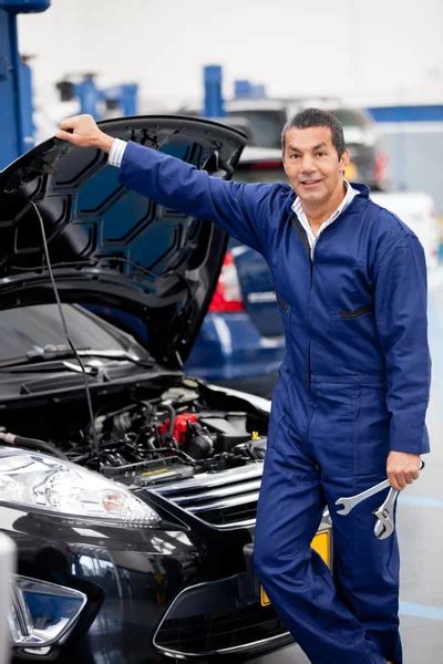 Mechanic Fixing Car Stock Image Everypixel