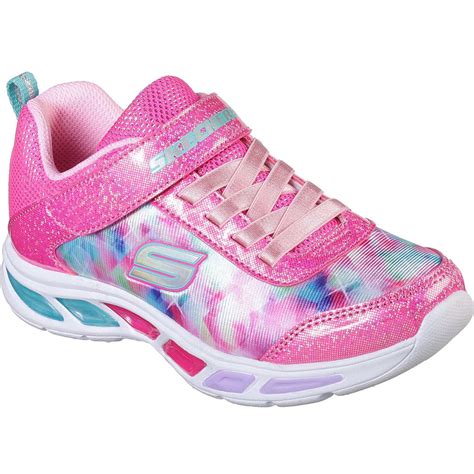 Skechers Toddler Girls S Lights Litebeams Dance N Glow Sneakers
